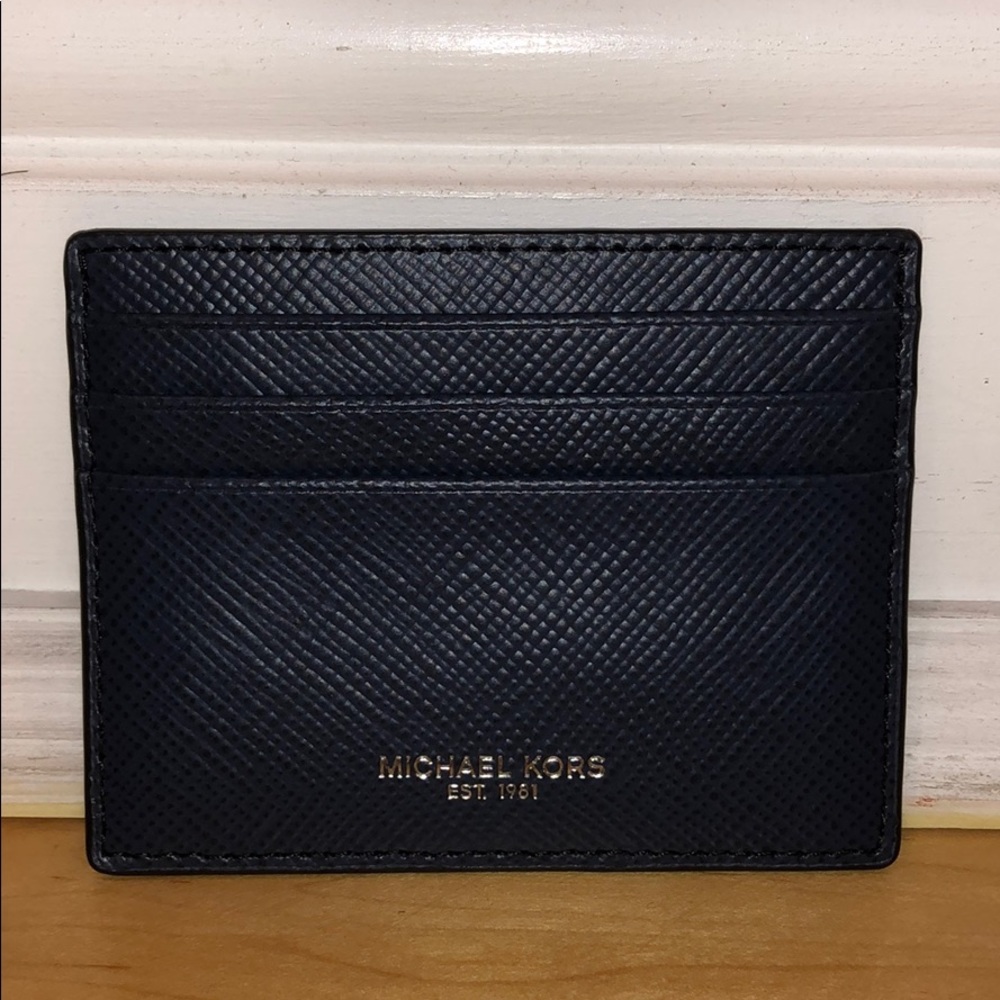 Michael Kors leather card wallet